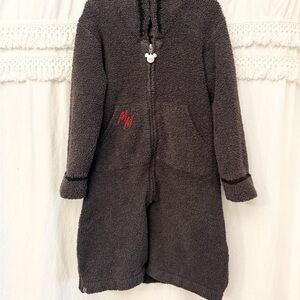 Barefoot Dreams Kids Disney Robe in Charcoal